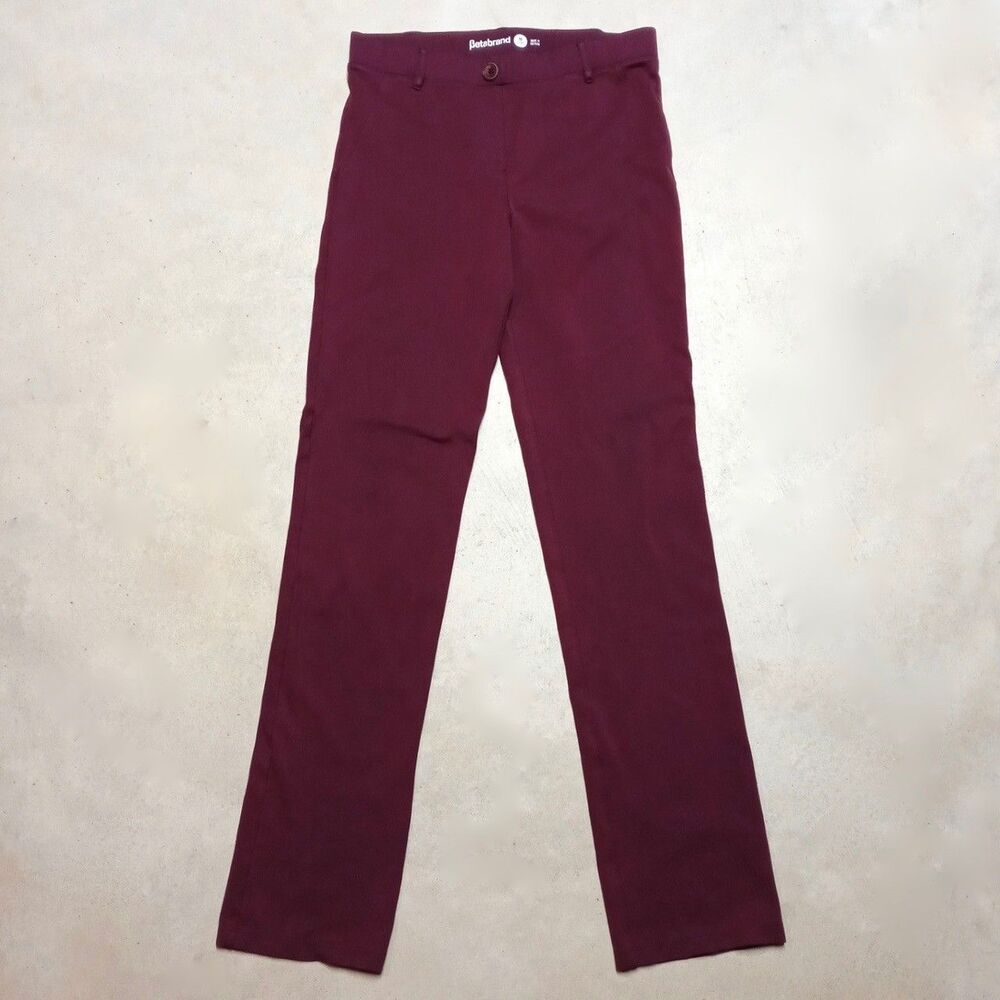 Betabrand Women’s Stretch Trousers Yoga Dress Comfort Pants MEDIUM Long Tall